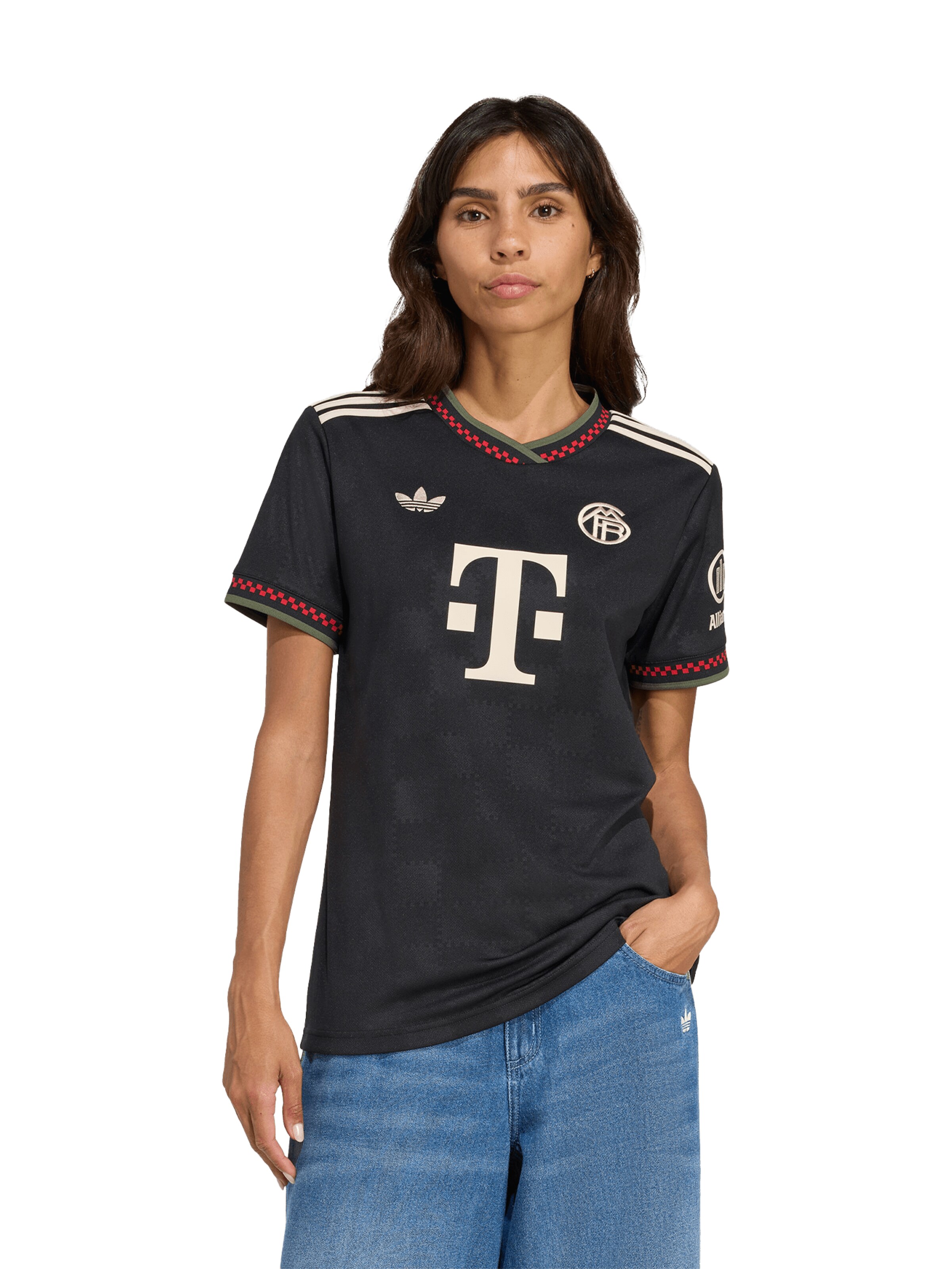 ADIDAS ORIGINALS - Camiseta de fútbol 'Champions League 25-26' en negro: frente