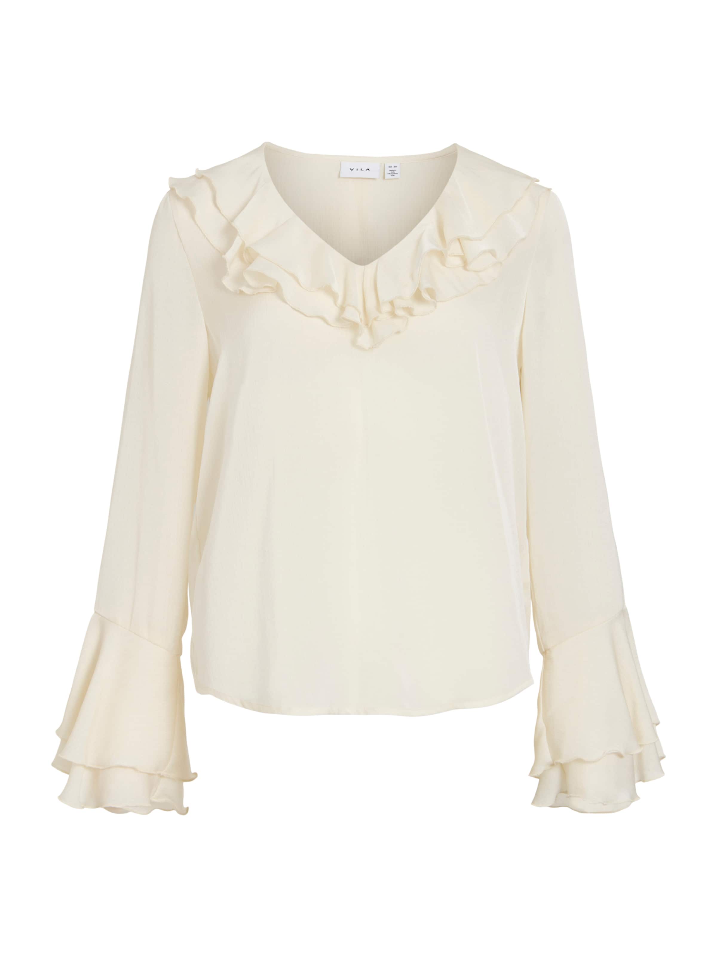 Chemisier 'VIHARRISON' VILA en beige : devant