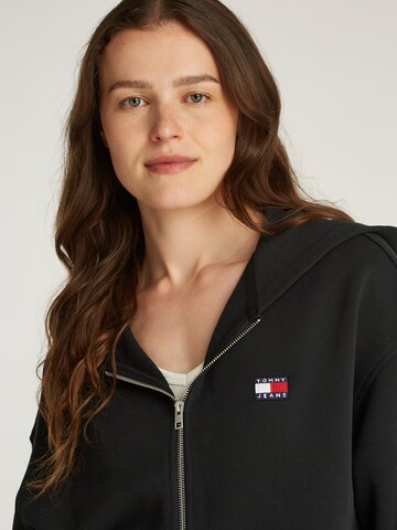 Tommy Jeans Curve Кофта на молнии в Черный