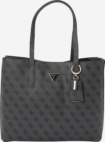 GUESS Шоппер 'MERIDIAN II GIRLFRIEND TOTE' в Серый: спереди