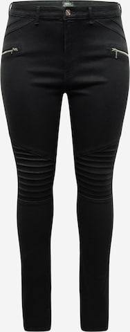 ONLY Curve Slimfit Jeans 'ROYAL' i svart: framsida