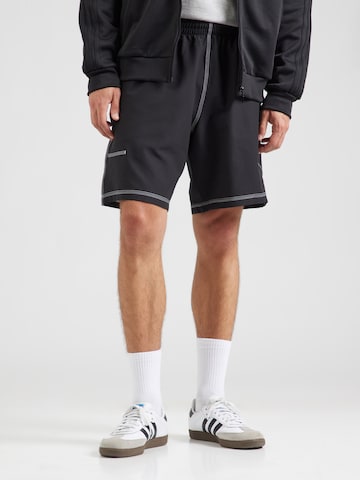 ADIDAS ORIGINALS Обычный Штаны 'Essentials' в Черный: спереди