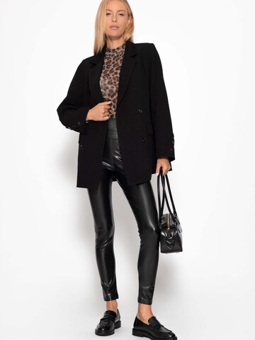 SASSYCLASSY Skinny Hose‌‌‌ in Schwarz