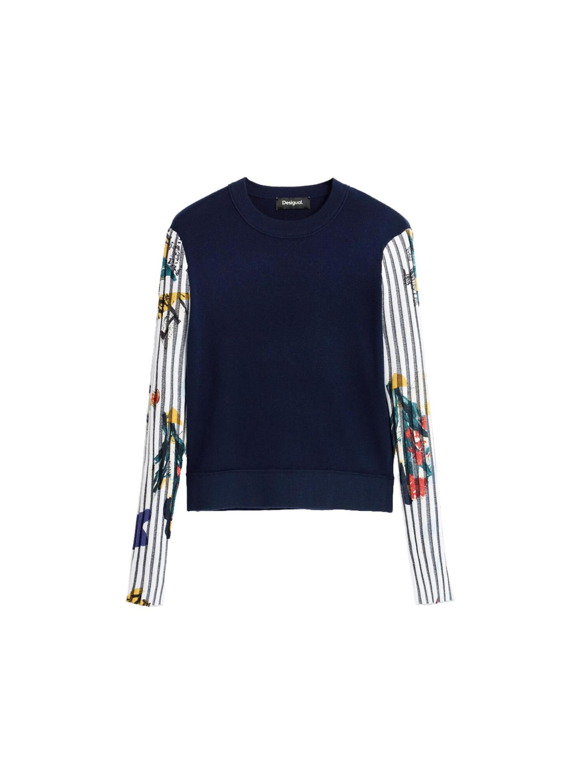 Pull-over Desigual en bleu : devant