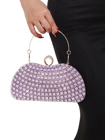 Tomshop24-7 Clutch 'Diamond' in Purple