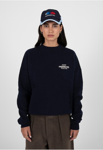 Sweat-shirt 'Vortex' Prohibited en bleu