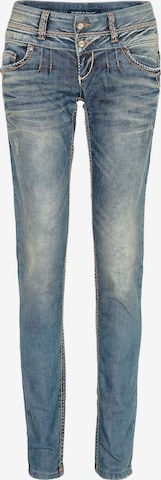 CIPO & BAXX Regular Jeans in Blauw: voorkant