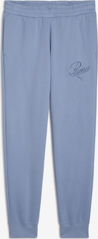 PUMA Regular Workout Pants in Blue: front
