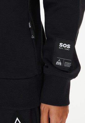 SOS Sweatshirt 'Haines' in Black