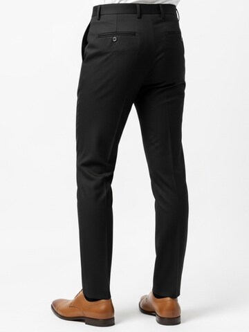 Keskin Collection Skinny Suit 'Anzug 2 teilig Slim Fit viele Farben' in Black