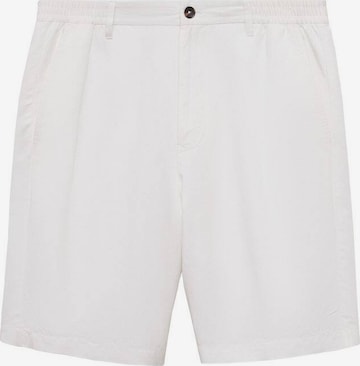 MANGO MAN Shorts 'Banarea' in Weiß: Vorderseite