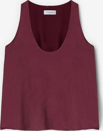 MOTIVI Top in Rood: voorkant