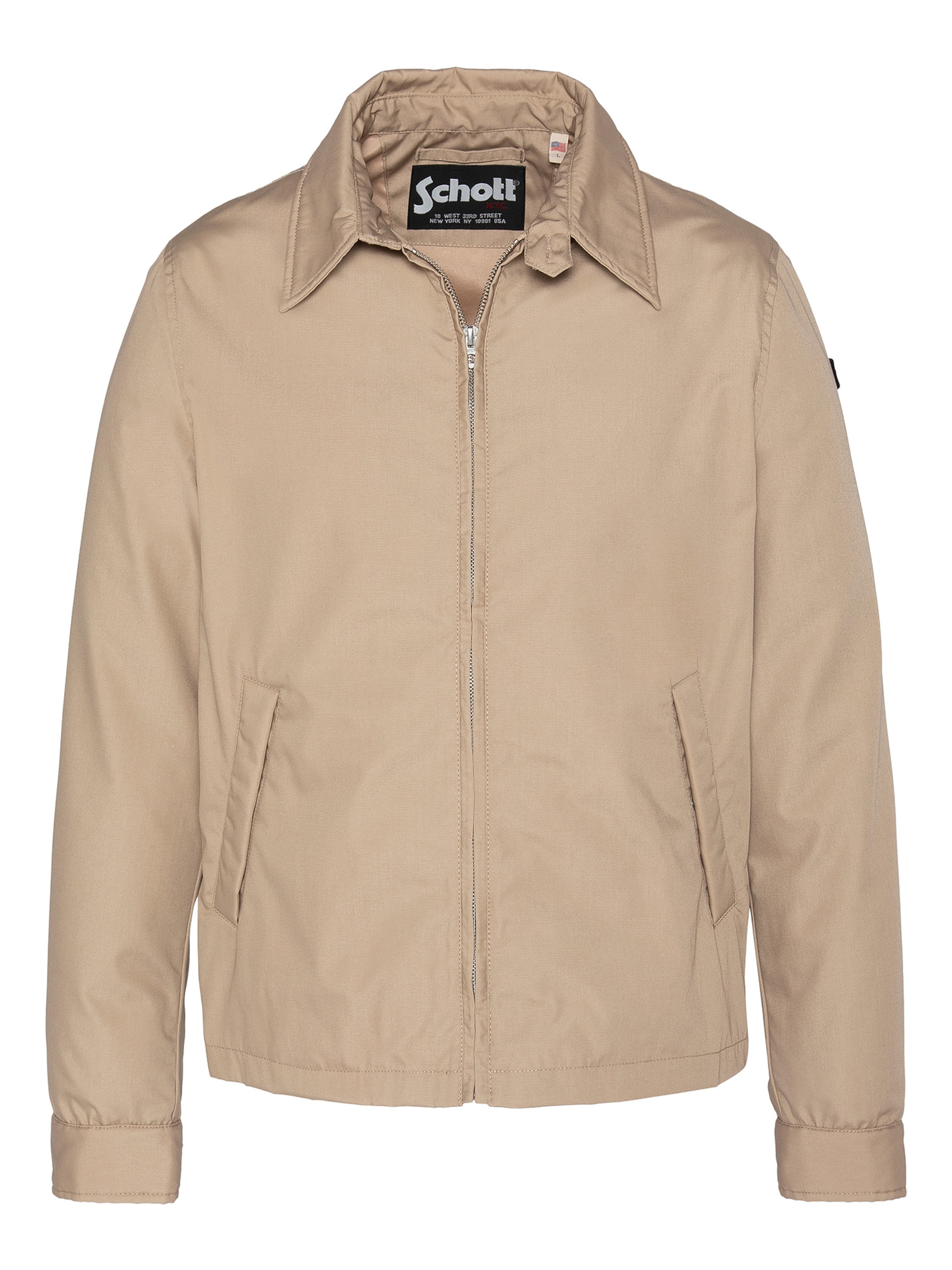 Schott NYC Übergangsmantel‌‌‌‌‌‌ in Beige: Vorderseite