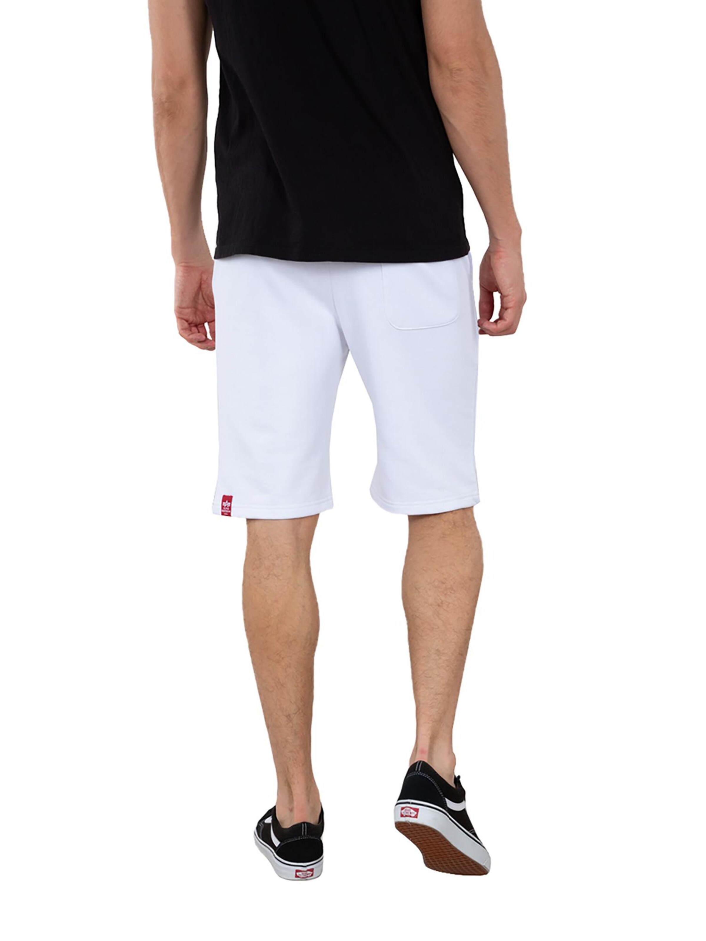 ALPHA INDUSTRIES Regular Pants 'SL' in White