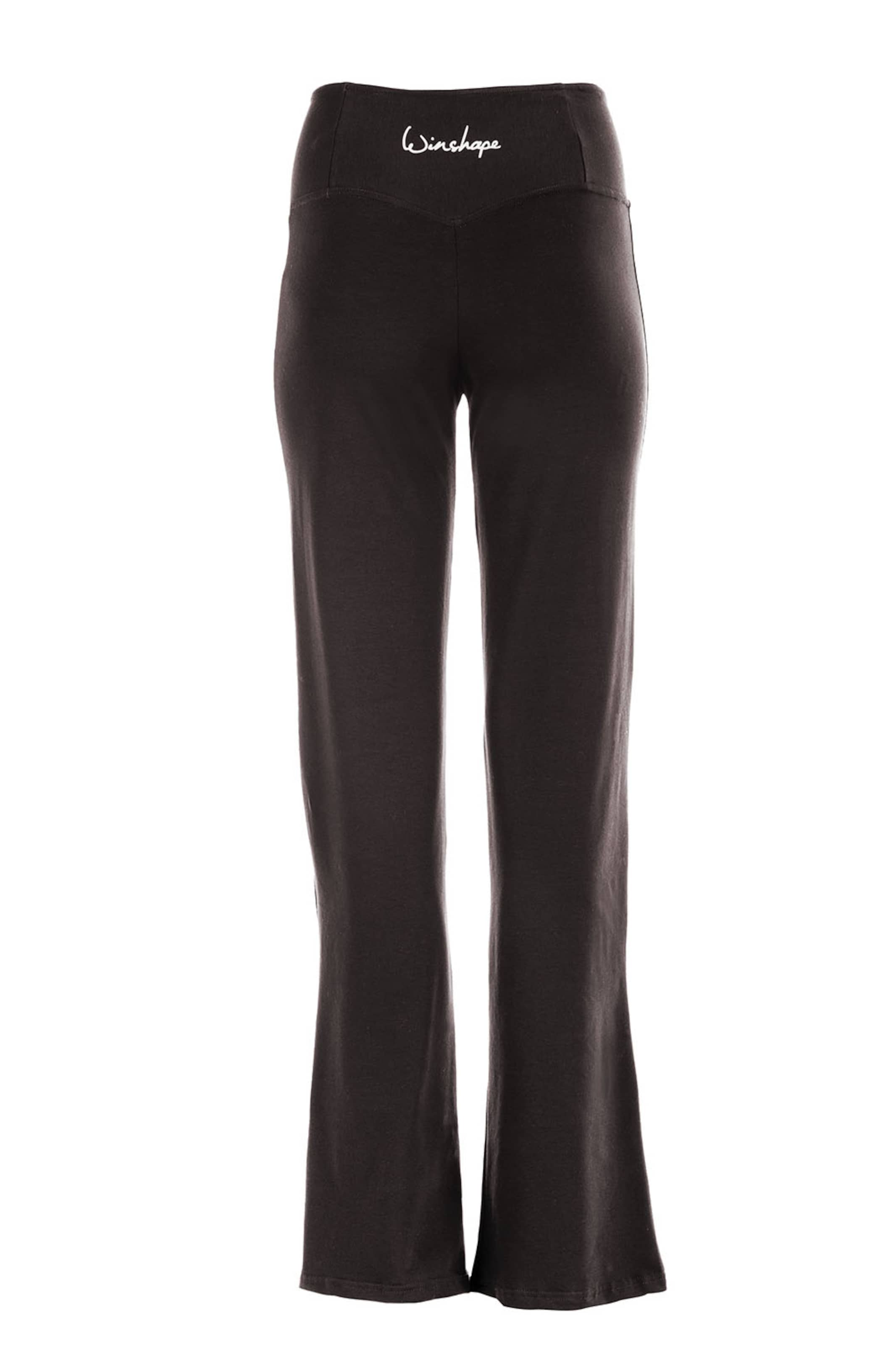 Winshape Flared Sporthose 'WH3' in Schwarz