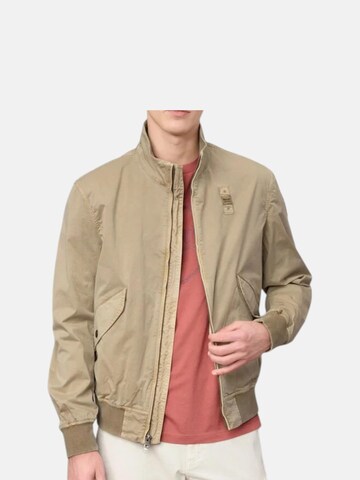 Blauer Tussenjas in Beige
