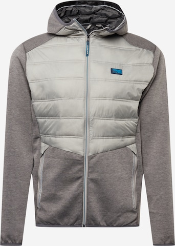 Veste mi-saison 'TOBY' JACK & JONES en gris : devant