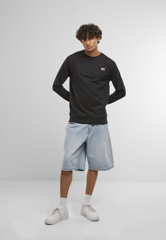 Mister Tee Sweatshirt 'NYC Wording' in Schwarz