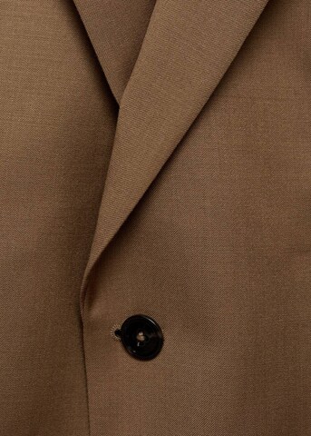 MANGO MAN Slim fit Suit Jacket in Brown