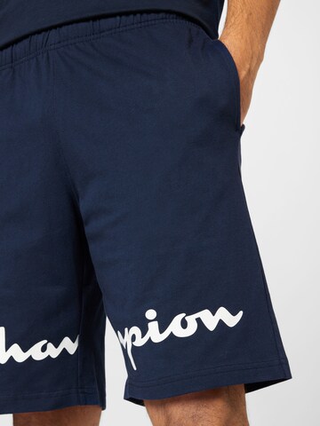 Regular Pantaloni de la Champion Authentic Athletic Apparel pe albastru