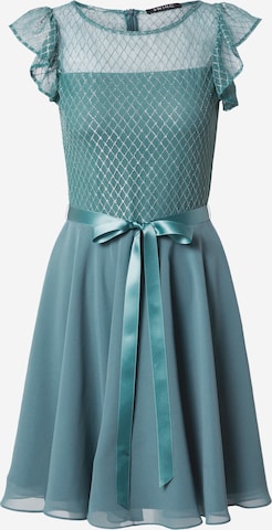 Robe de cocktail SWING en vert : devant