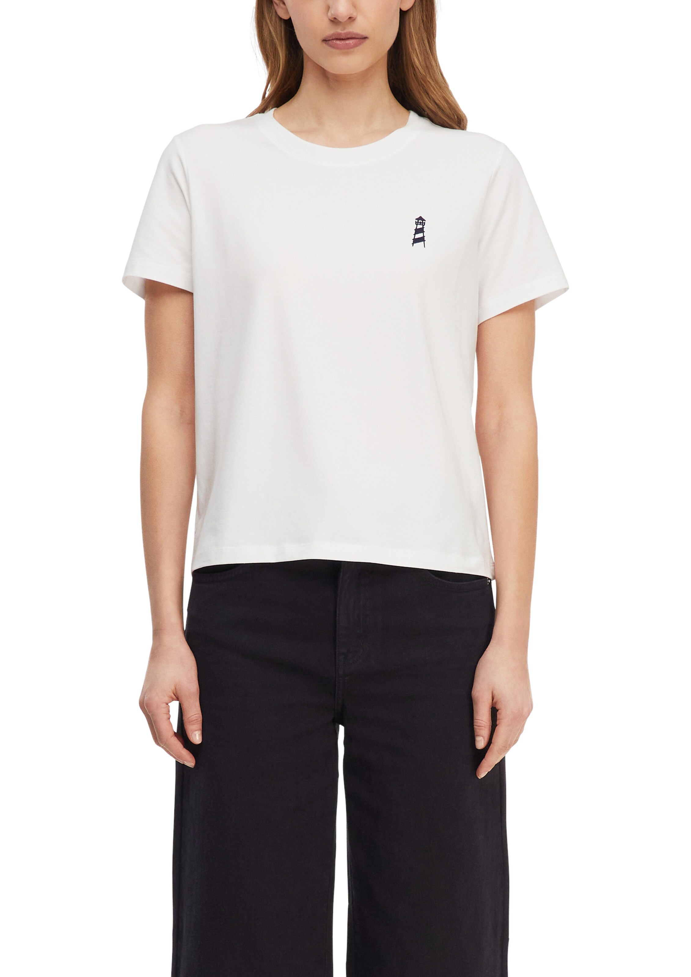 T-shirt COMMA en blanc