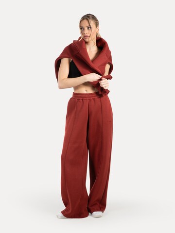 Loosefit Pantalon 'Siara' Smilodox en marron