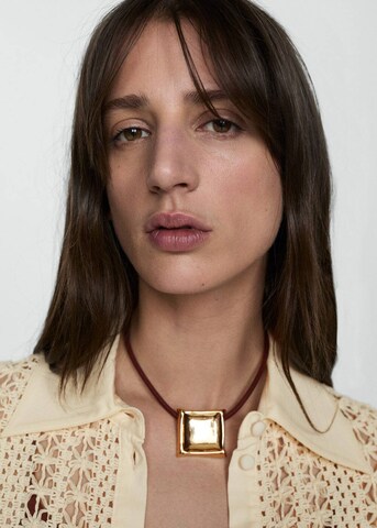 MANGO Blouse 'Bolton' in Beige