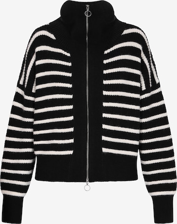 DreiMaster Maritim - Cárdigan en negro: frente