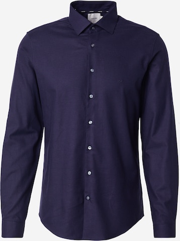 zils Calvin Klein Slim fit Krekls: no priekšpuses