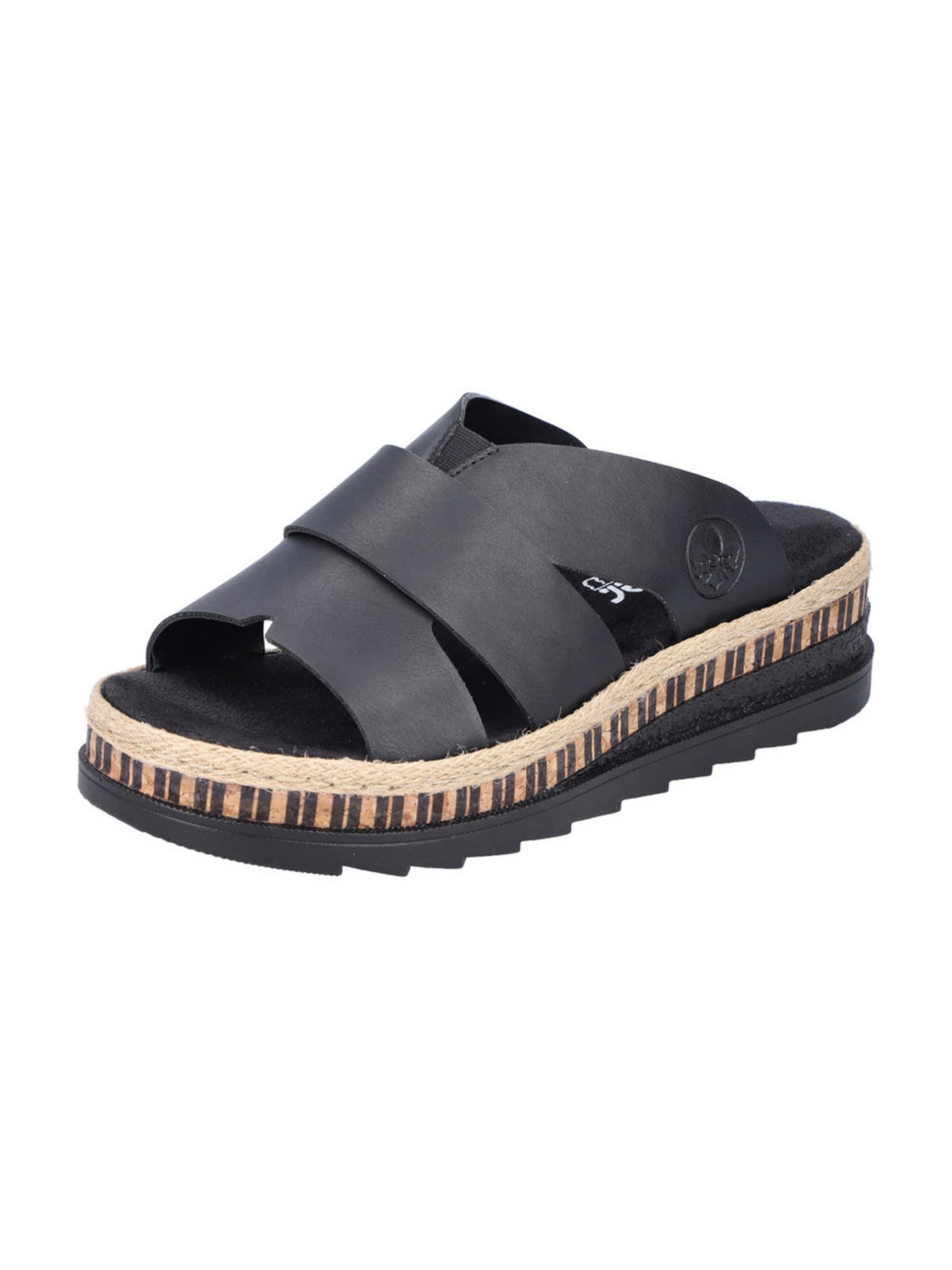 Rieker Чехли в черно: отпред