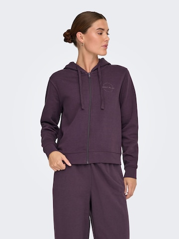 Veste de survêtement 'ONPJoni' ONLY PLAY en violet : devant