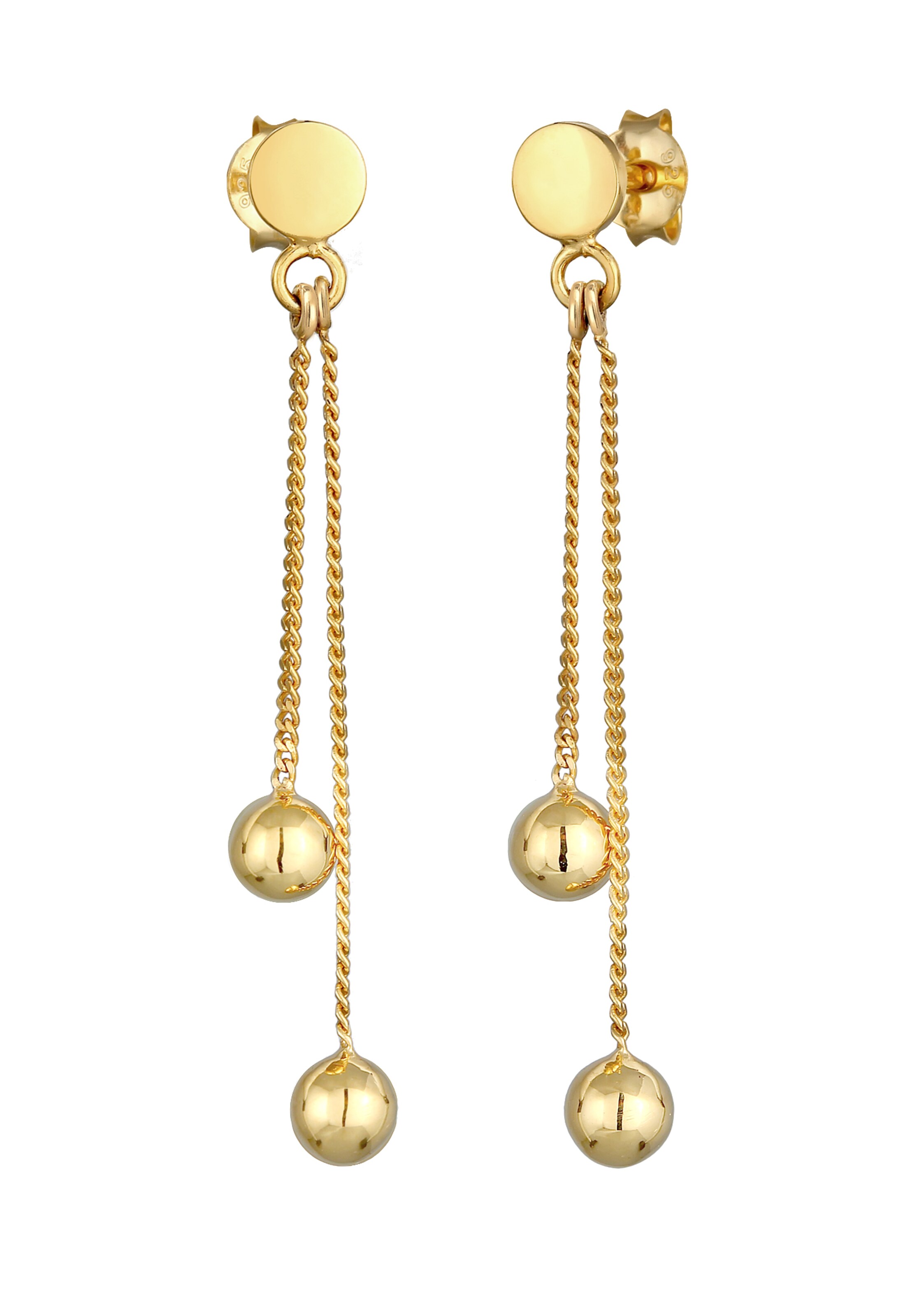 ELLI Ohrringe Kugel in Gold