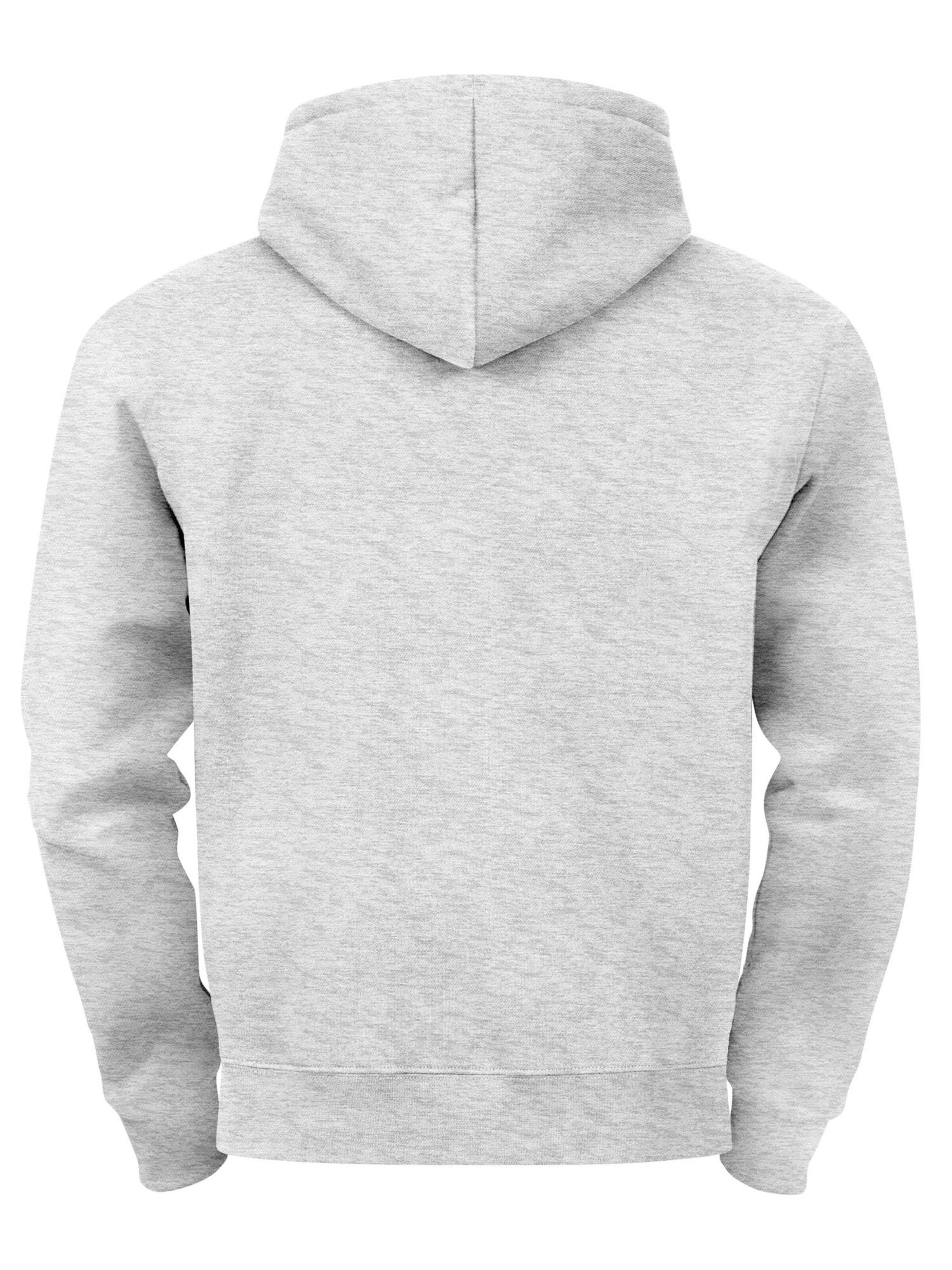 Neverless Sweatshirt 'Waldkette' in Grey