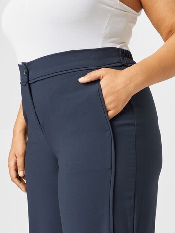 Tom Tailor Women + Loosefit Chino kalhoty – modrá