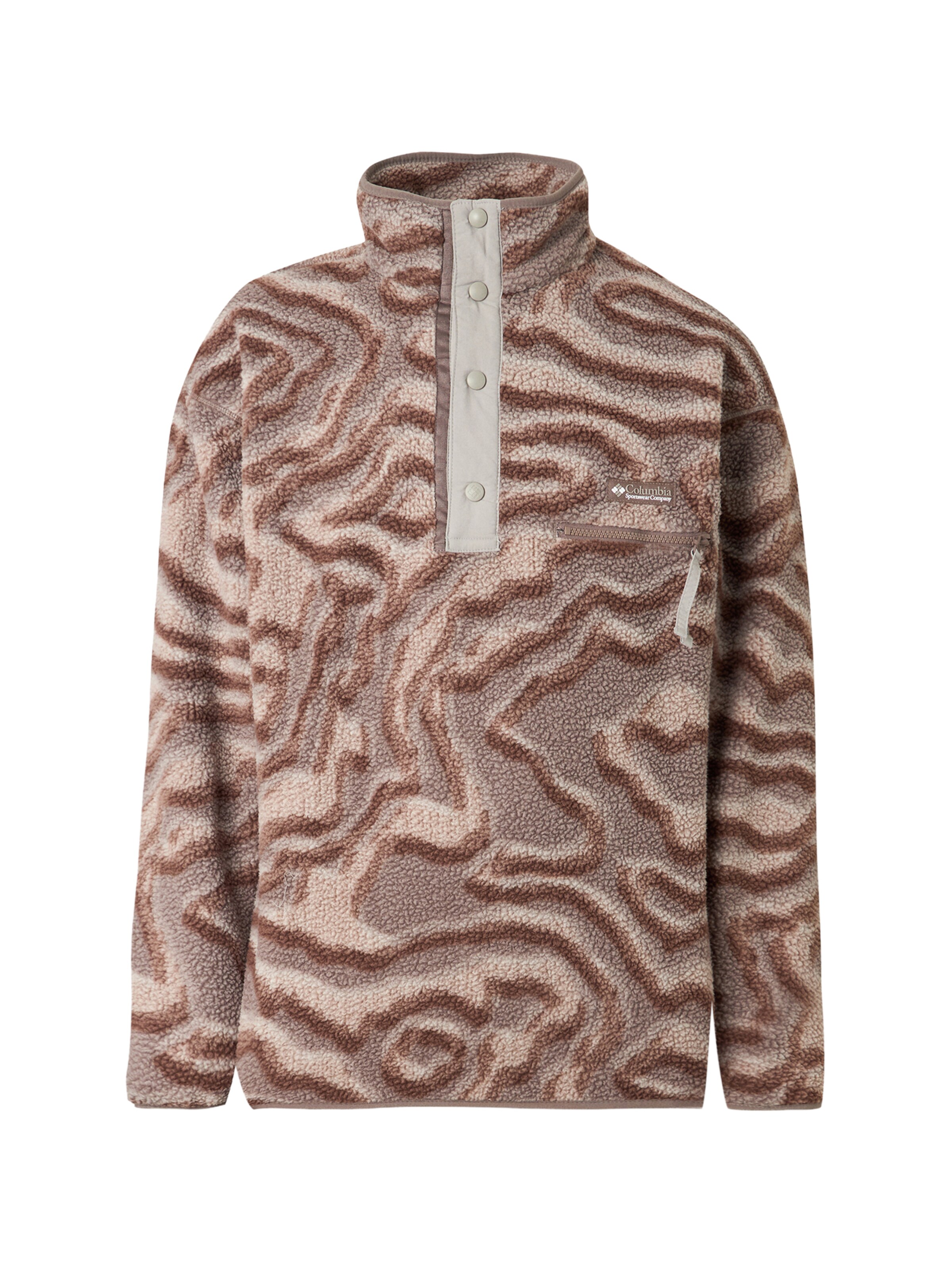 ruda COLUMBIA Sportinio tipo megztinis 'Helvetia™ II': priekis