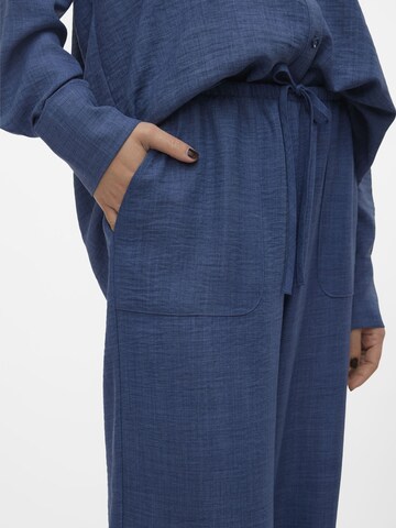 VERO MODA Wide Leg Bukser 'MELANEY' i blå