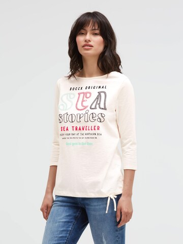 Soccx Shirt in Beige: front
