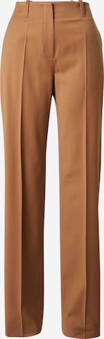 Pantalon à plis 'Hulana' HUGO Red en marron : devant