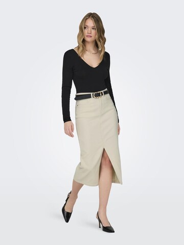 ONLY Skirt in Beige