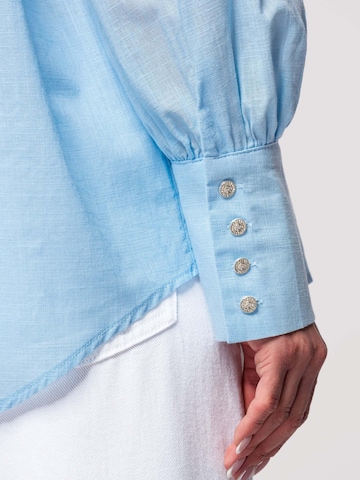 Ombre Blouse in Blue