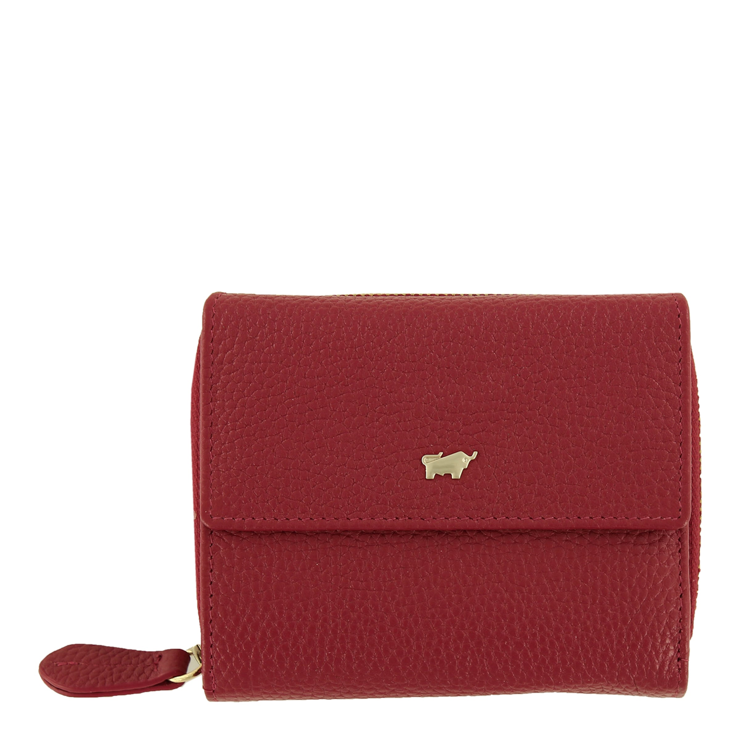 Braun Büffel Wallet 'Asti' in Red: front