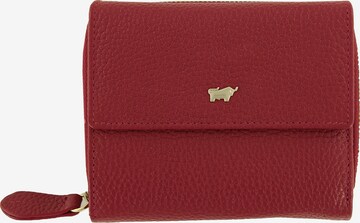 Braun Büffel Wallet 'Asti' in Red: front