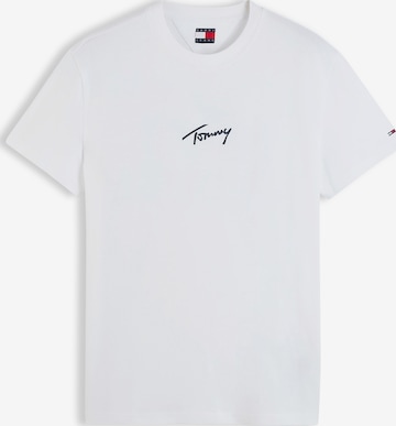 T-Shirt Tommy Jeans en blanc : devant