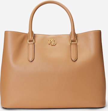 Lauren Ralph Lauren Handtas 'MARCY' in Bruin: voorkant