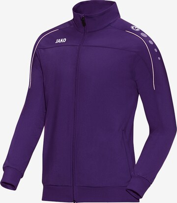 JAKO Sportjacke 'Classico' in Lila: Vorderseite