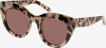 LE SPECS Sunglasses 'Air Heart' in Beige: front