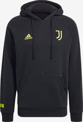 ADIDAS PERFORMANCE Athletic Sweatshirt in Black: front