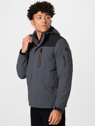 KILLTEC Outdoor jacket in Grey: front