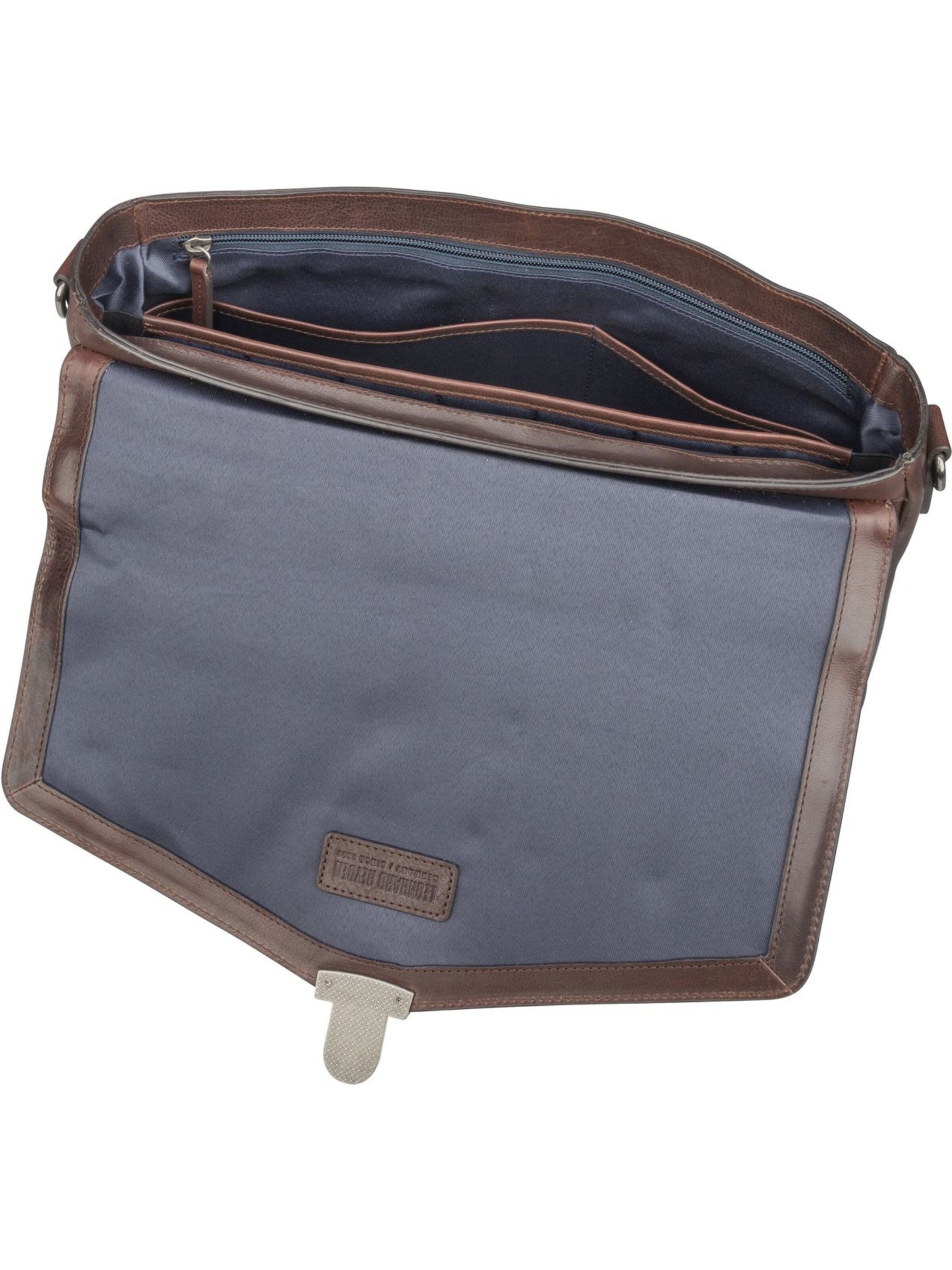 LEONHARD HEYDEN Document Bag in Brown